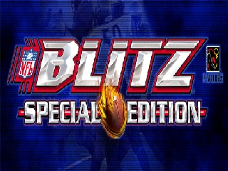 NFL Blitz Special Edition title screen for Nintendo 64